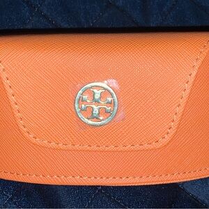 Tory Burch Orange Eyewear Case